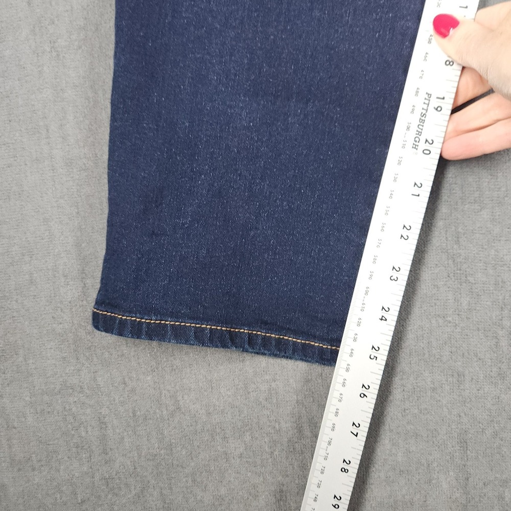 Gloria Vanderbilt Jeans Womens Size 16 Short Dark Wash Amanda Classic Straight - Picture 5 of 10